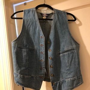 Vintage Ruff Hewn Jean jacket vest